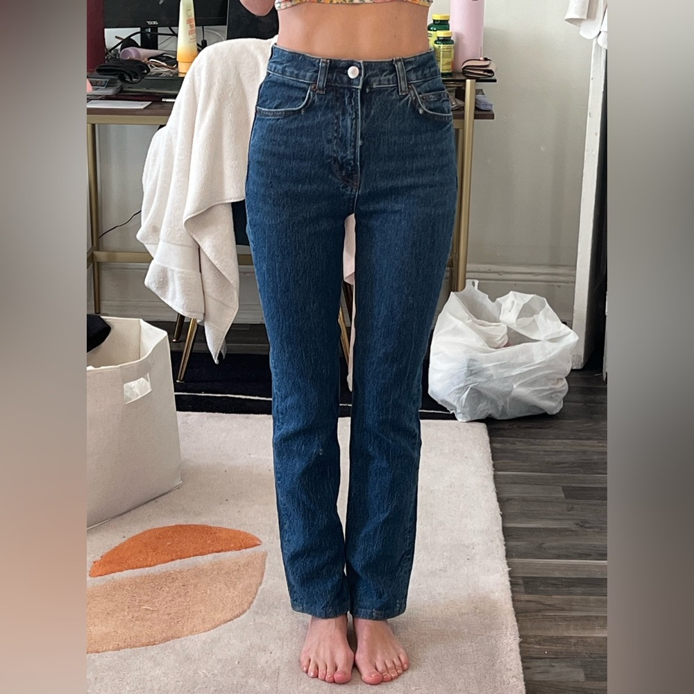 reformation cynthia high rise jeans size 23